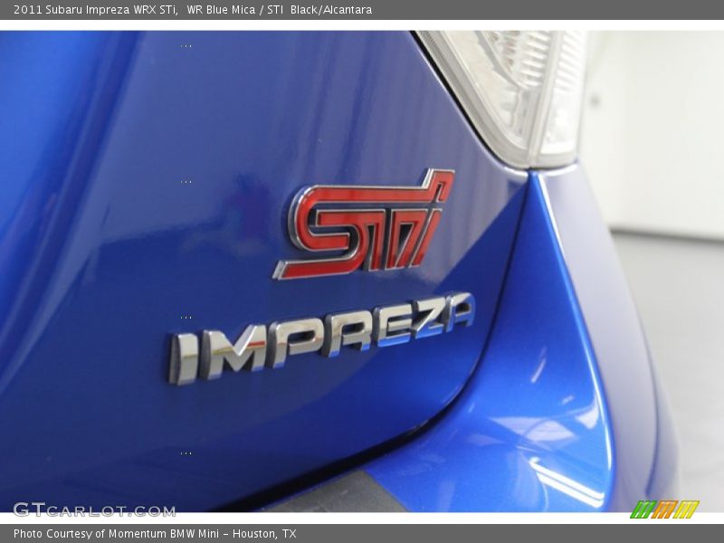 WR Blue Mica / STI  Black/Alcantara 2011 Subaru Impreza WRX STi