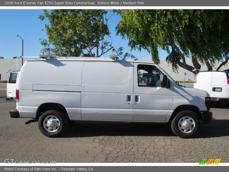 Oxford White / Medium Flint 2008 Ford E Series Van E250 Super Duty Commericial