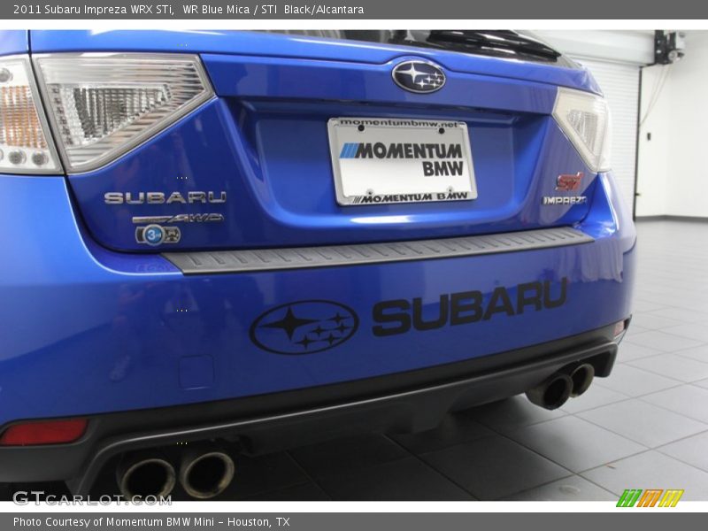 WR Blue Mica / STI  Black/Alcantara 2011 Subaru Impreza WRX STi