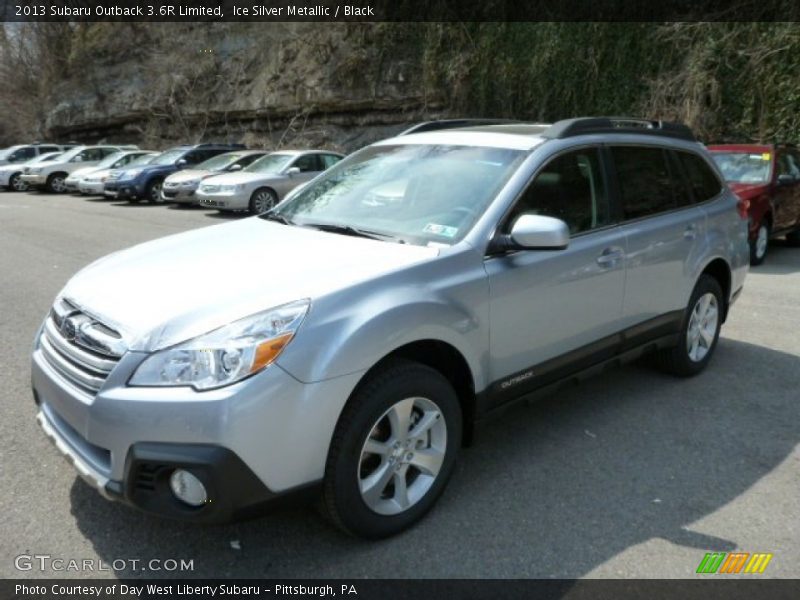 Ice Silver Metallic / Black 2013 Subaru Outback 3.6R Limited