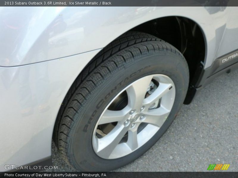 Ice Silver Metallic / Black 2013 Subaru Outback 3.6R Limited