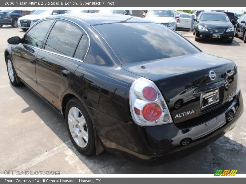 Super Black / Frost 2006 Nissan Altima 2.5 S Special Edition