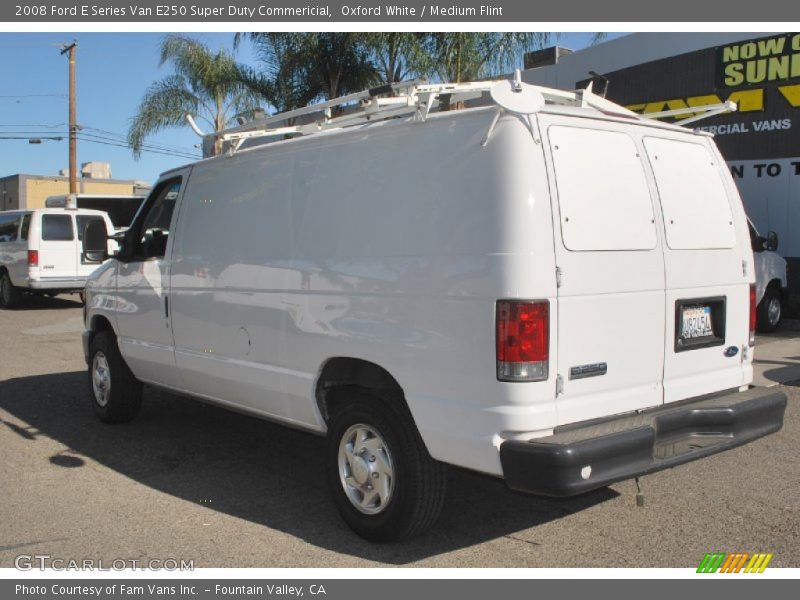 Oxford White / Medium Flint 2008 Ford E Series Van E250 Super Duty Commericial