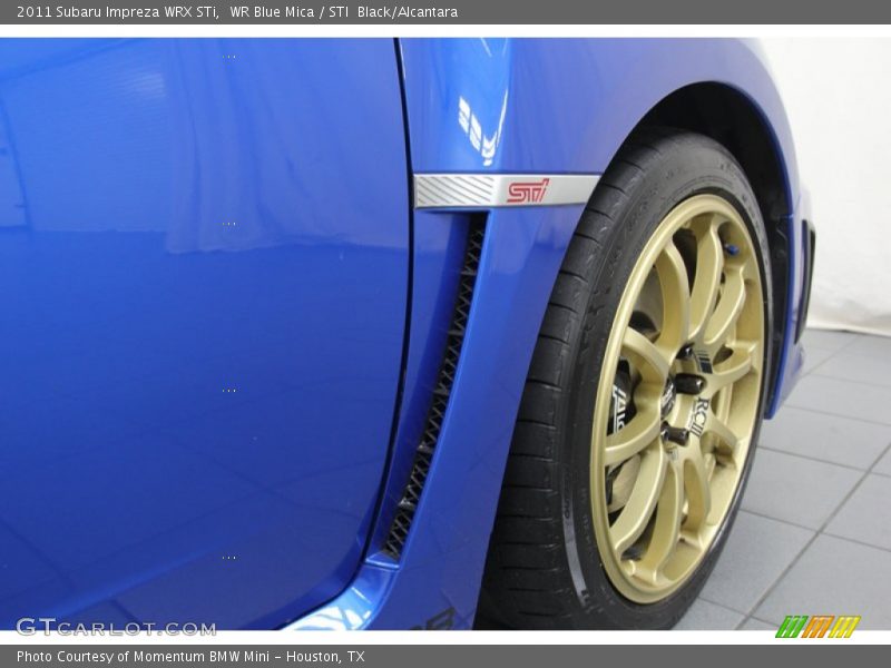 WR Blue Mica / STI  Black/Alcantara 2011 Subaru Impreza WRX STi