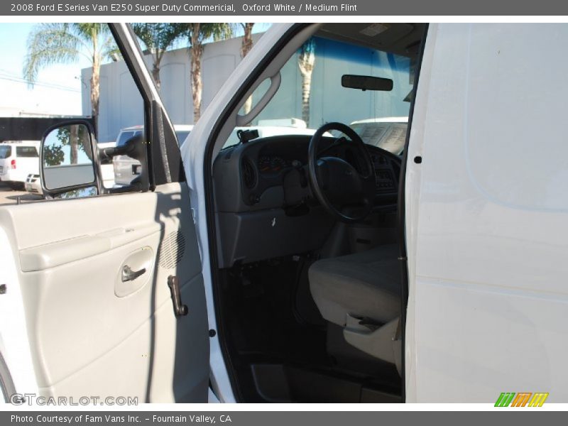 Oxford White / Medium Flint 2008 Ford E Series Van E250 Super Duty Commericial