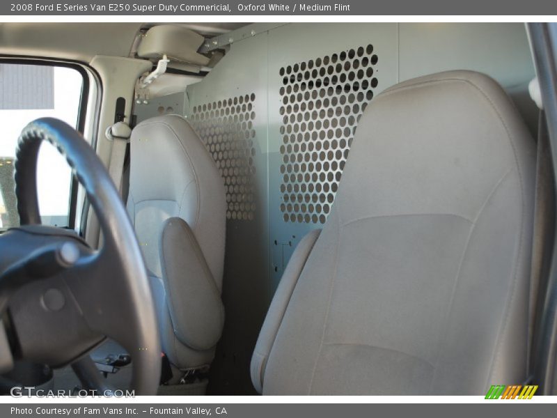Oxford White / Medium Flint 2008 Ford E Series Van E250 Super Duty Commericial