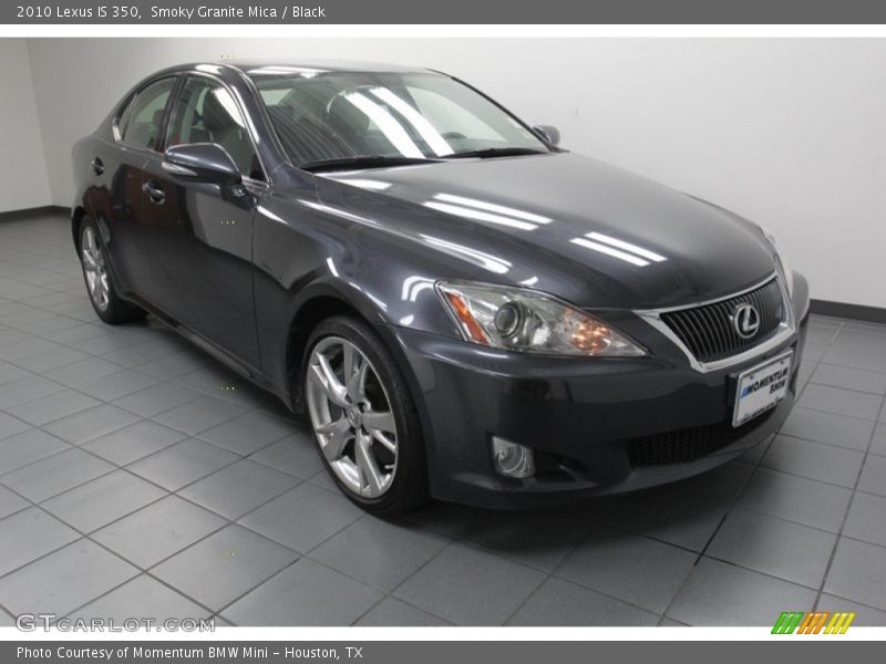 Smoky Granite Mica / Black 2010 Lexus IS 350