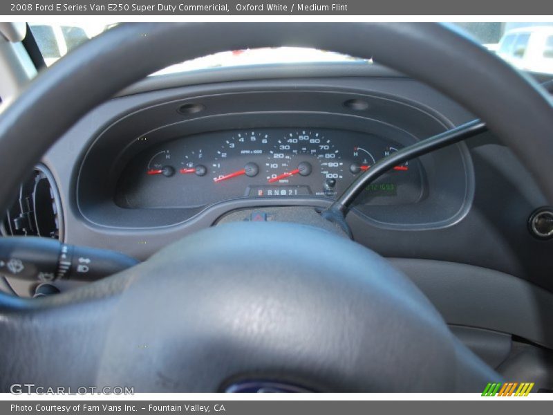 Oxford White / Medium Flint 2008 Ford E Series Van E250 Super Duty Commericial