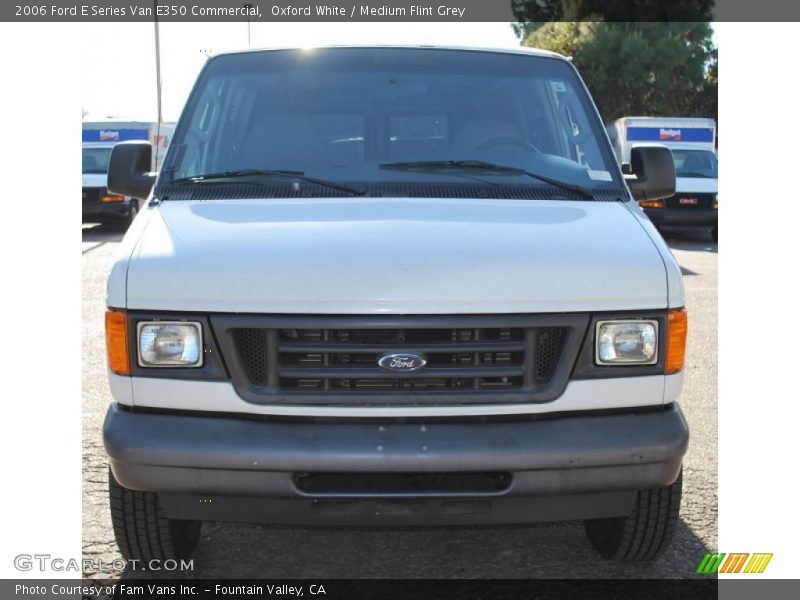 Oxford White / Medium Flint Grey 2006 Ford E Series Van E350 Commercial