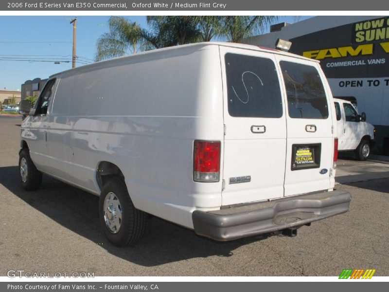 Oxford White / Medium Flint Grey 2006 Ford E Series Van E350 Commercial