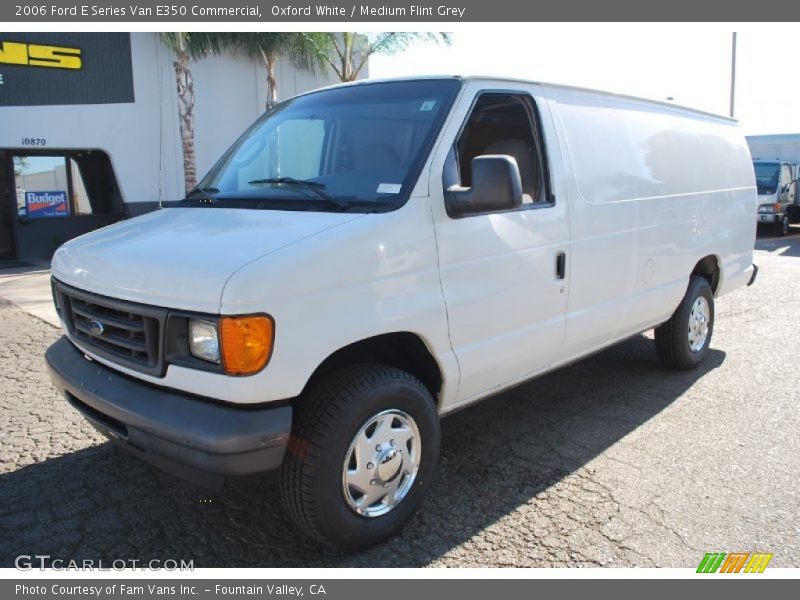 Oxford White / Medium Flint Grey 2006 Ford E Series Van E350 Commercial
