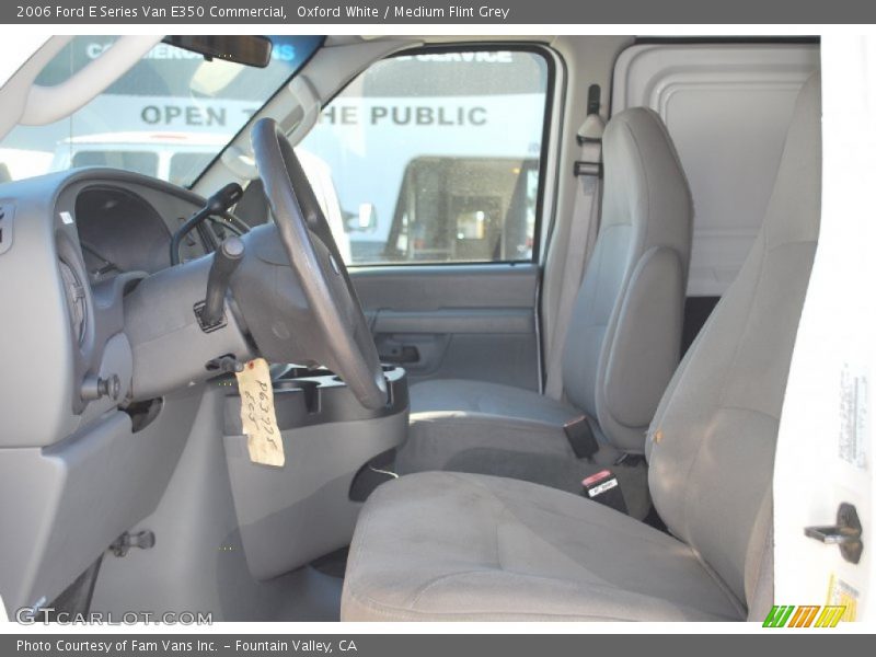 Oxford White / Medium Flint Grey 2006 Ford E Series Van E350 Commercial