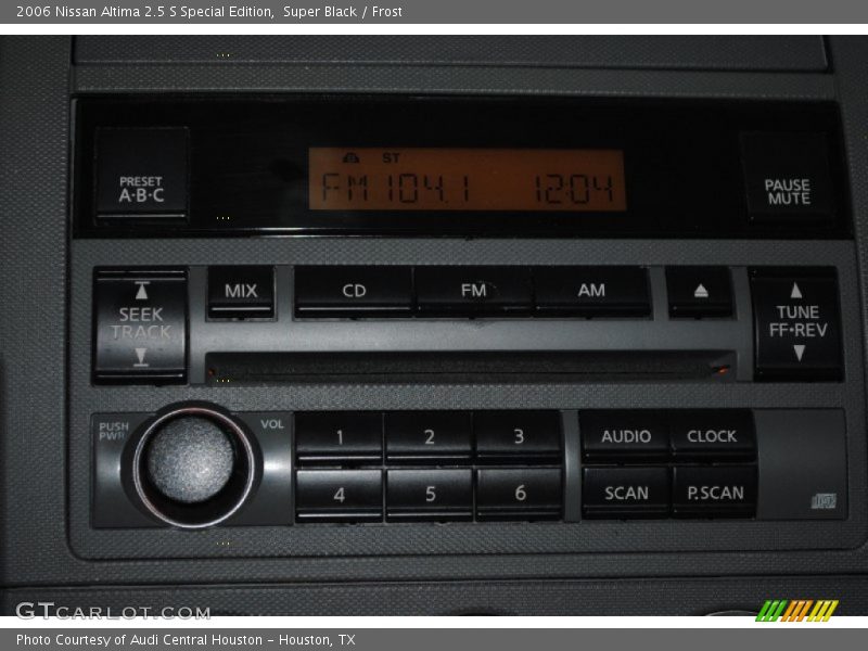 Super Black / Frost 2006 Nissan Altima 2.5 S Special Edition