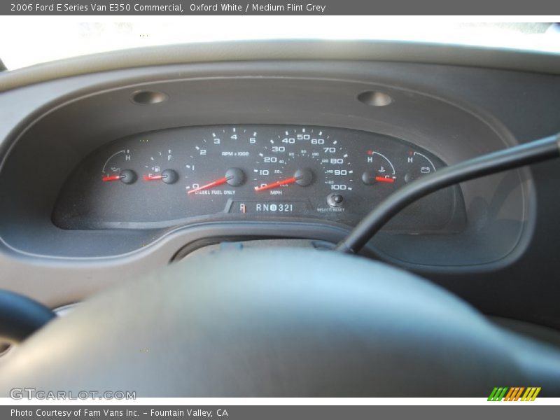 Oxford White / Medium Flint Grey 2006 Ford E Series Van E350 Commercial