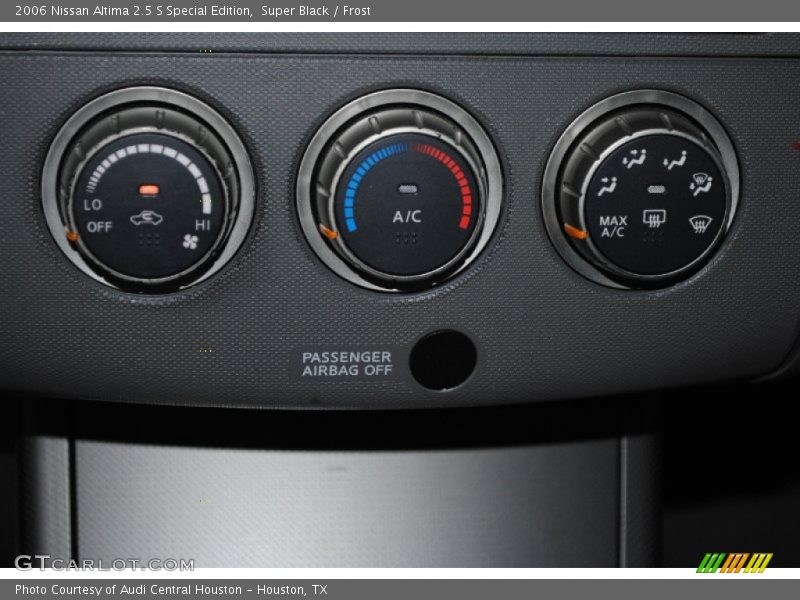 Super Black / Frost 2006 Nissan Altima 2.5 S Special Edition