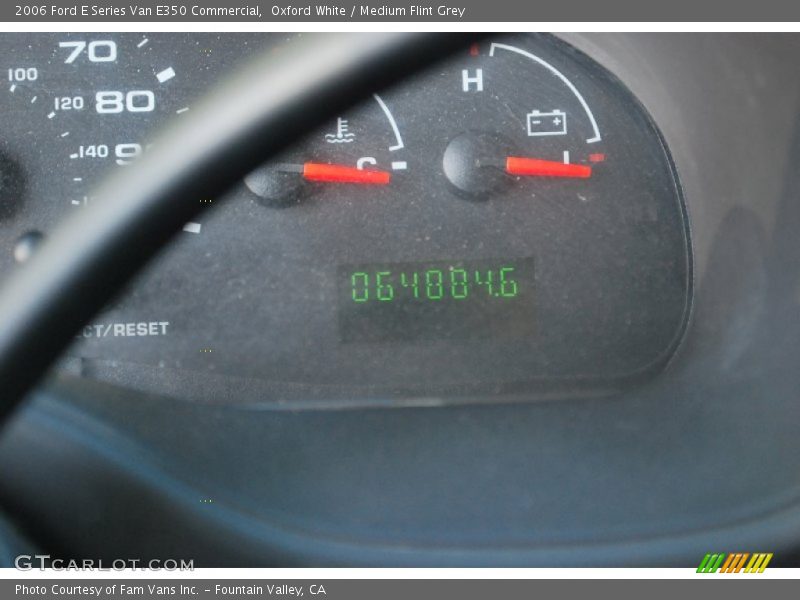 Oxford White / Medium Flint Grey 2006 Ford E Series Van E350 Commercial