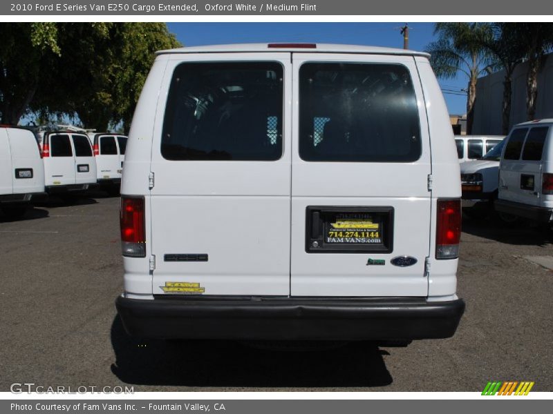 Oxford White / Medium Flint 2010 Ford E Series Van E250 Cargo Extended