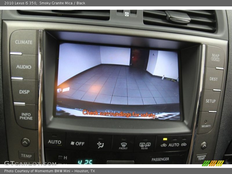 Smoky Granite Mica / Black 2010 Lexus IS 350
