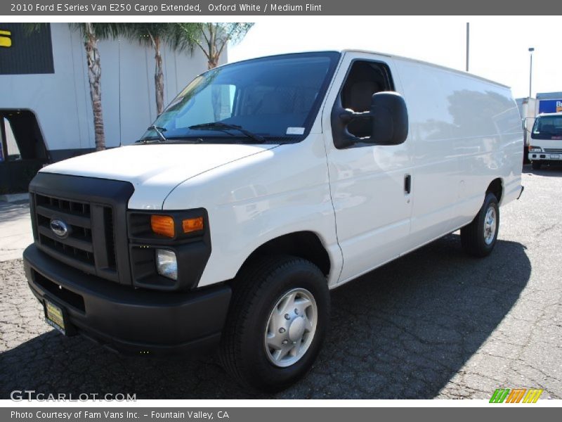 Oxford White / Medium Flint 2010 Ford E Series Van E250 Cargo Extended