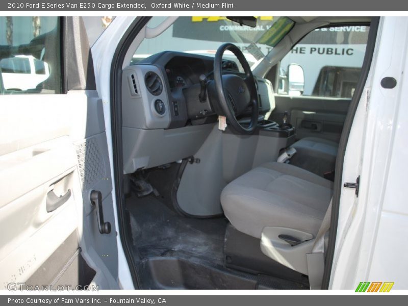 Oxford White / Medium Flint 2010 Ford E Series Van E250 Cargo Extended