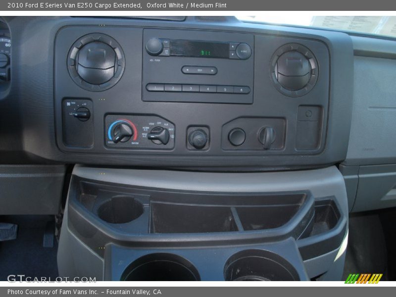 Oxford White / Medium Flint 2010 Ford E Series Van E250 Cargo Extended