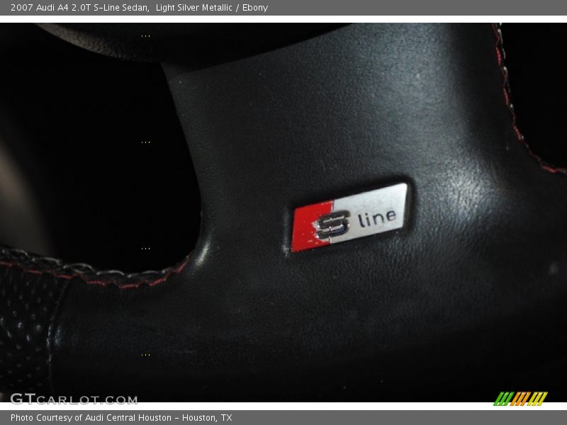 Light Silver Metallic / Ebony 2007 Audi A4 2.0T S-Line Sedan