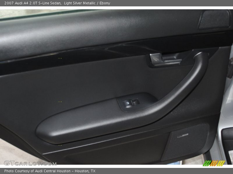 Light Silver Metallic / Ebony 2007 Audi A4 2.0T S-Line Sedan