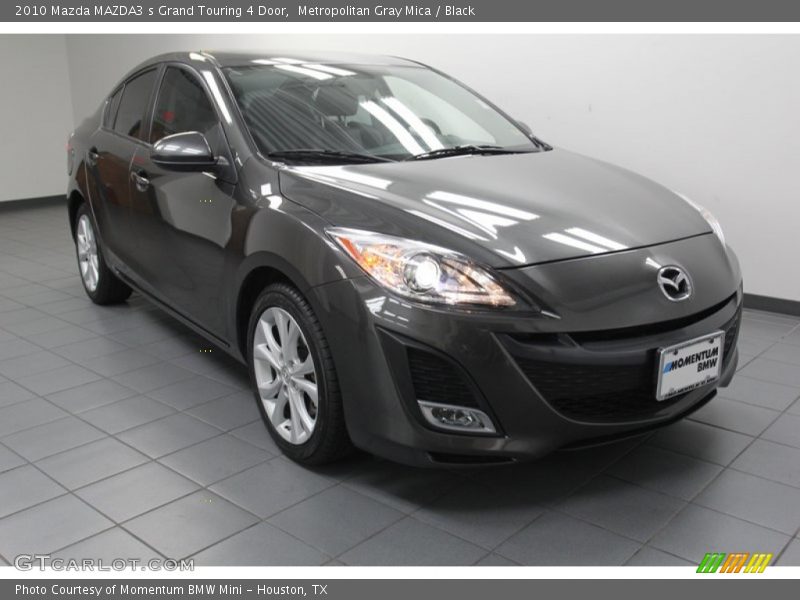 Metropolitan Gray Mica / Black 2010 Mazda MAZDA3 s Grand Touring 4 Door