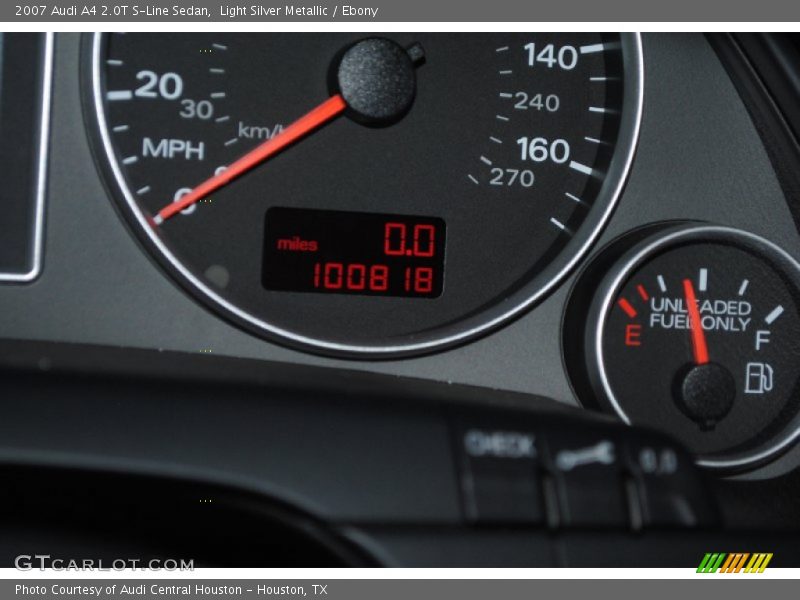 Light Silver Metallic / Ebony 2007 Audi A4 2.0T S-Line Sedan