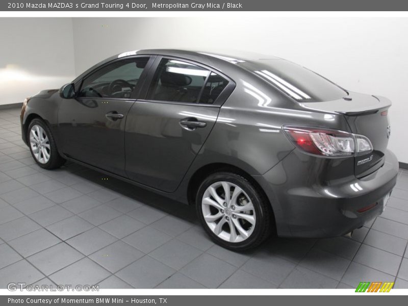 Metropolitan Gray Mica / Black 2010 Mazda MAZDA3 s Grand Touring 4 Door