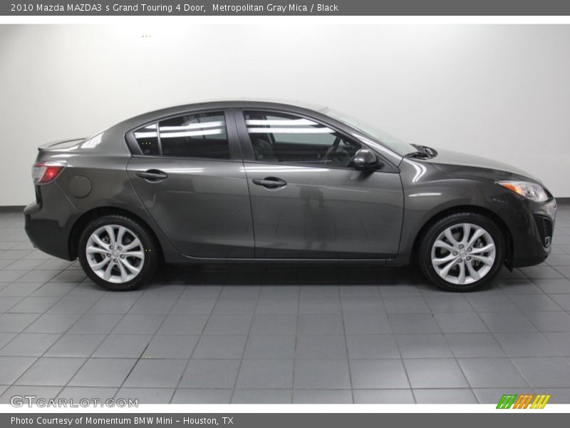 Metropolitan Gray Mica / Black 2010 Mazda MAZDA3 s Grand Touring 4 Door
