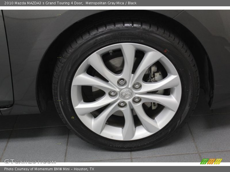Metropolitan Gray Mica / Black 2010 Mazda MAZDA3 s Grand Touring 4 Door
