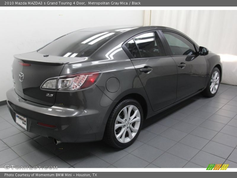 Metropolitan Gray Mica / Black 2010 Mazda MAZDA3 s Grand Touring 4 Door
