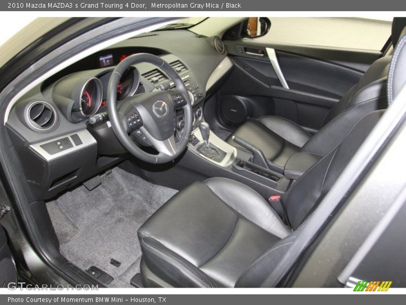 Metropolitan Gray Mica / Black 2010 Mazda MAZDA3 s Grand Touring 4 Door