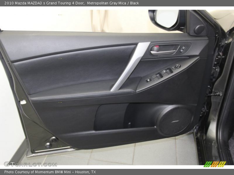 Metropolitan Gray Mica / Black 2010 Mazda MAZDA3 s Grand Touring 4 Door