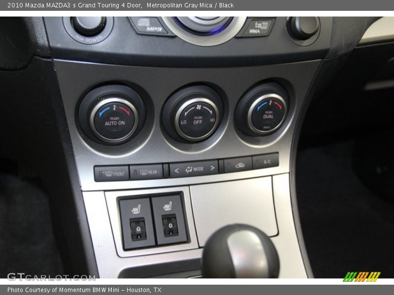 Metropolitan Gray Mica / Black 2010 Mazda MAZDA3 s Grand Touring 4 Door