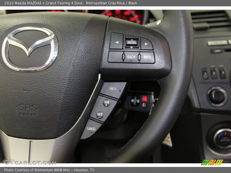 Metropolitan Gray Mica / Black 2010 Mazda MAZDA3 s Grand Touring 4 Door