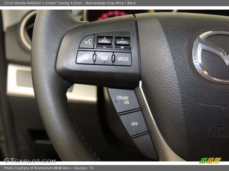 Metropolitan Gray Mica / Black 2010 Mazda MAZDA3 s Grand Touring 4 Door