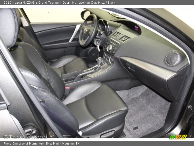 Metropolitan Gray Mica / Black 2010 Mazda MAZDA3 s Grand Touring 4 Door