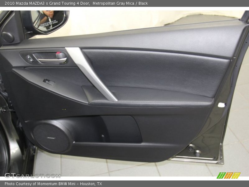 Metropolitan Gray Mica / Black 2010 Mazda MAZDA3 s Grand Touring 4 Door