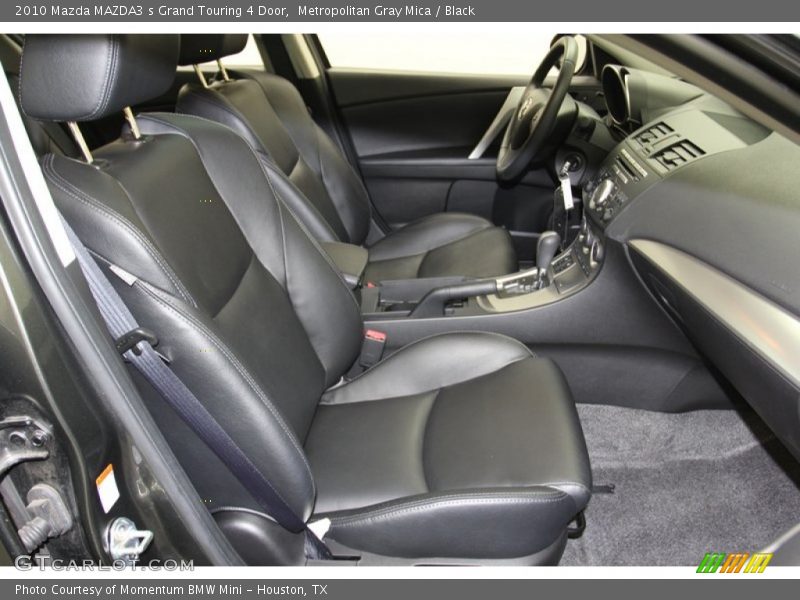 Metropolitan Gray Mica / Black 2010 Mazda MAZDA3 s Grand Touring 4 Door