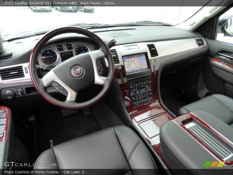 Ebony Interior - 2013 Escalade EXT Premium AWD 