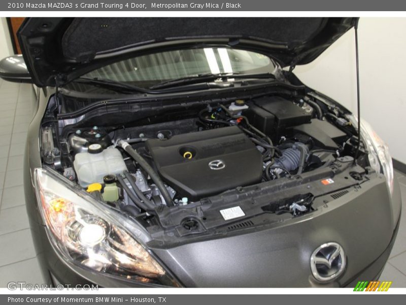 Metropolitan Gray Mica / Black 2010 Mazda MAZDA3 s Grand Touring 4 Door