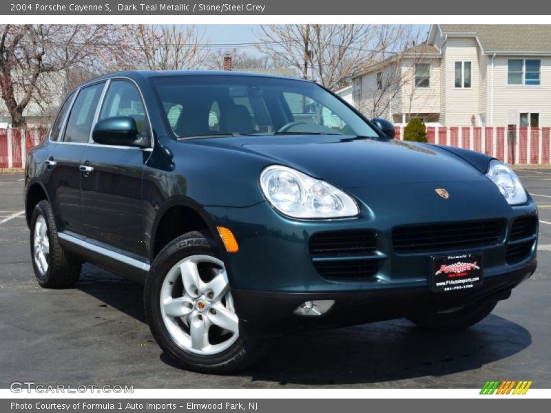 Dark Teal Metallic / Stone/Steel Grey 2004 Porsche Cayenne S