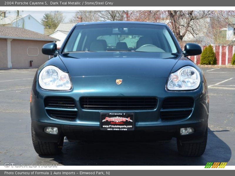 Dark Teal Metallic / Stone/Steel Grey 2004 Porsche Cayenne S