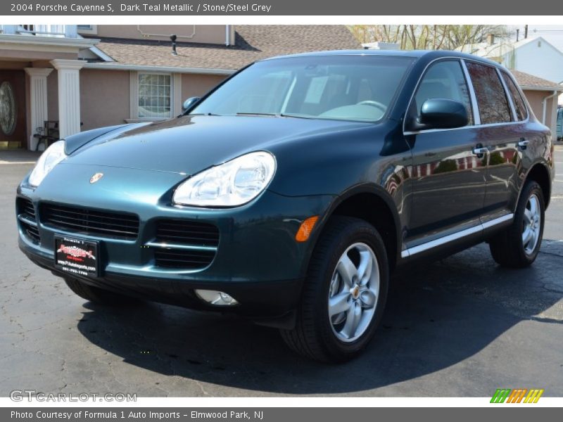 Dark Teal Metallic / Stone/Steel Grey 2004 Porsche Cayenne S