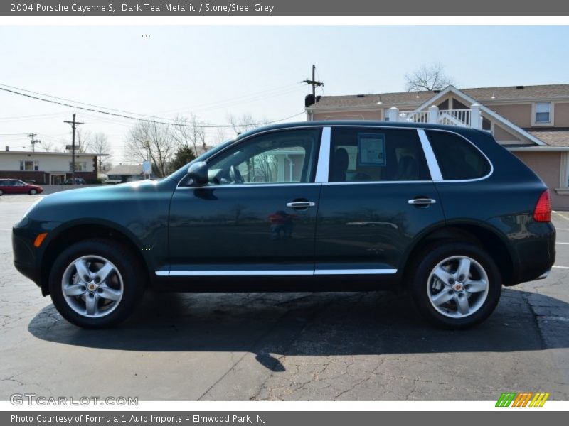 Dark Teal Metallic / Stone/Steel Grey 2004 Porsche Cayenne S