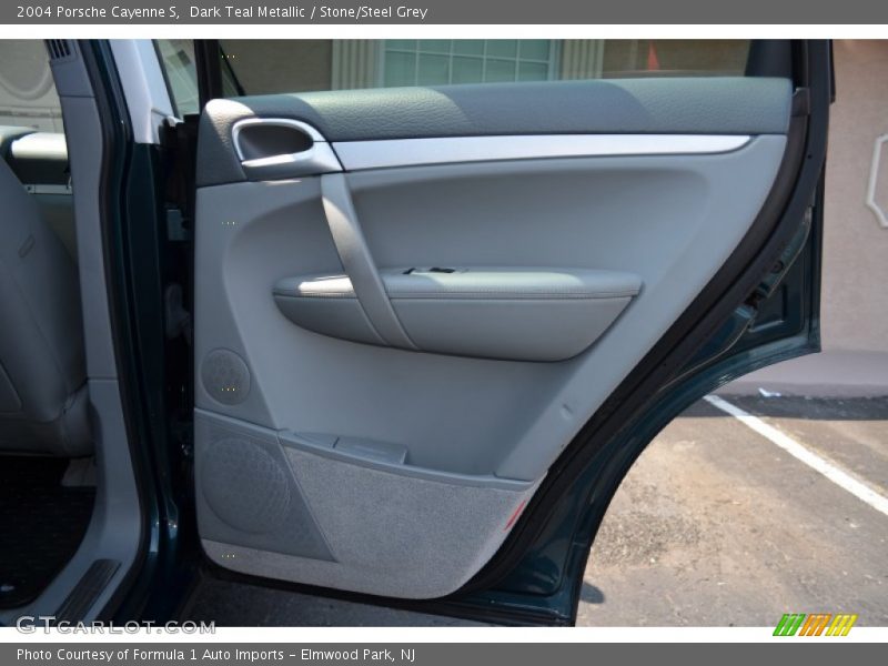 Dark Teal Metallic / Stone/Steel Grey 2004 Porsche Cayenne S