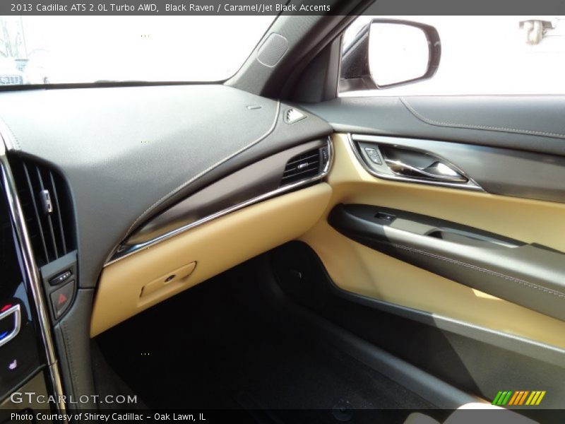 Black Raven / Caramel/Jet Black Accents 2013 Cadillac ATS 2.0L Turbo AWD