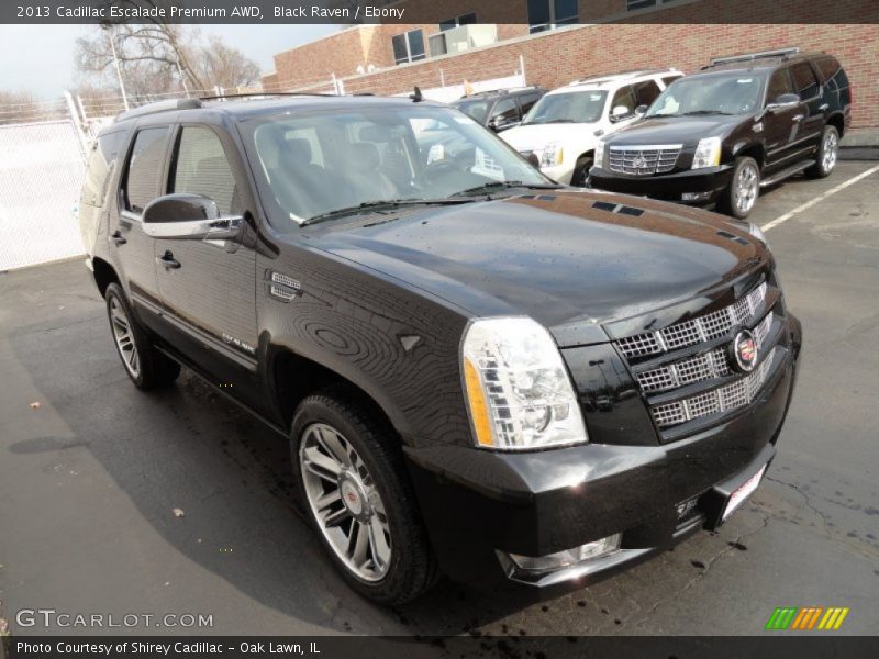 Black Raven / Ebony 2013 Cadillac Escalade Premium AWD